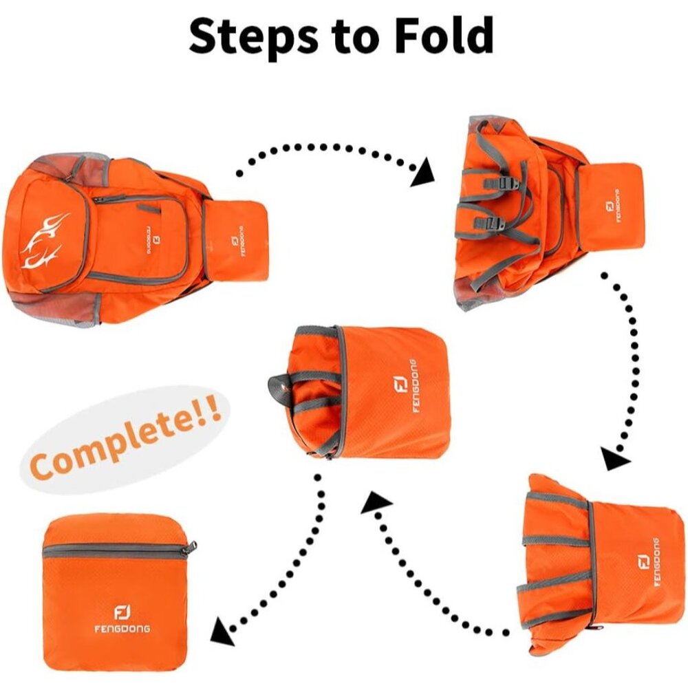 35L Lightweight Foldable Waterproof Packable Trav… - image 3